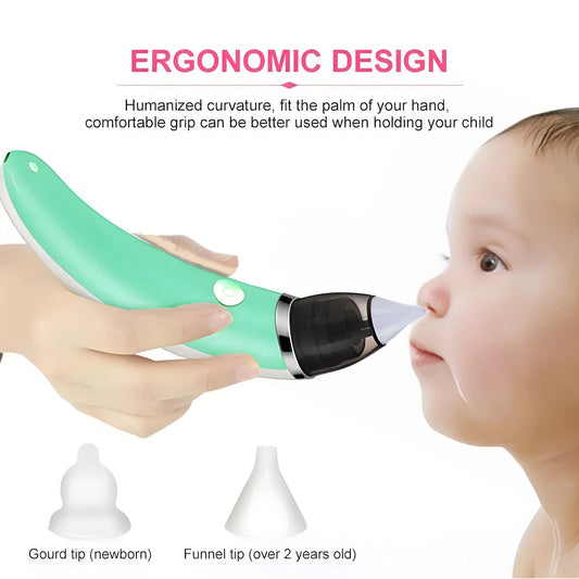 Blissybub™ Electric Baby Nasal Aspirator – Gentle, Safe & Hassle-Free Nose Cleaner for Newborns