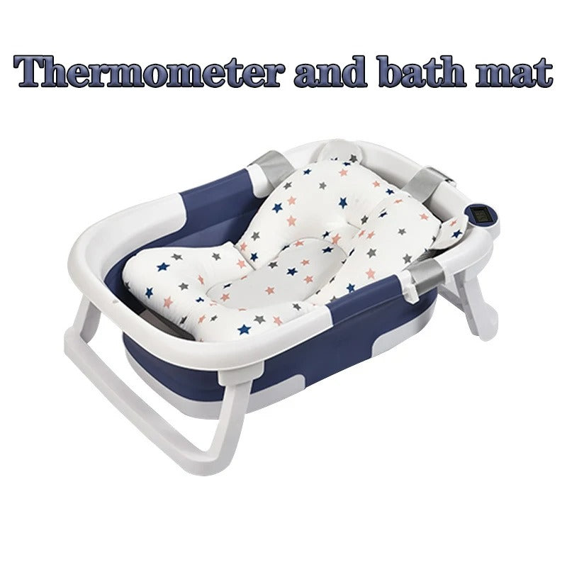 Blissybub™ SmartTemp Silicone Baby Bath Tub