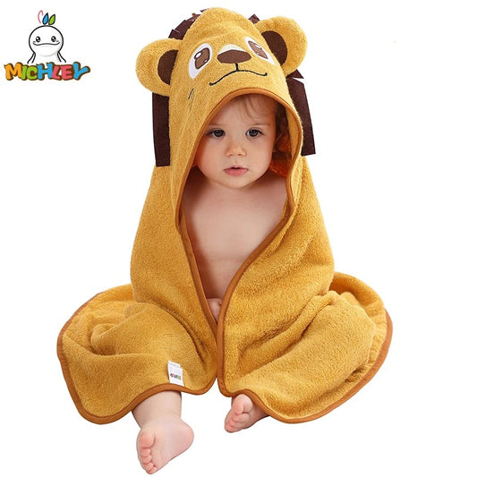 Blissybub™ Lion Hooded Towel