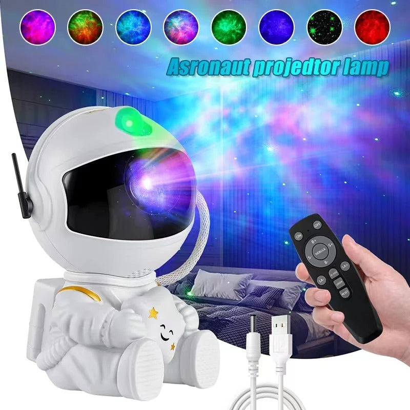 Blissybub™ Astronaut Galaxy Projector – Magical Night Light for Kids & Babies