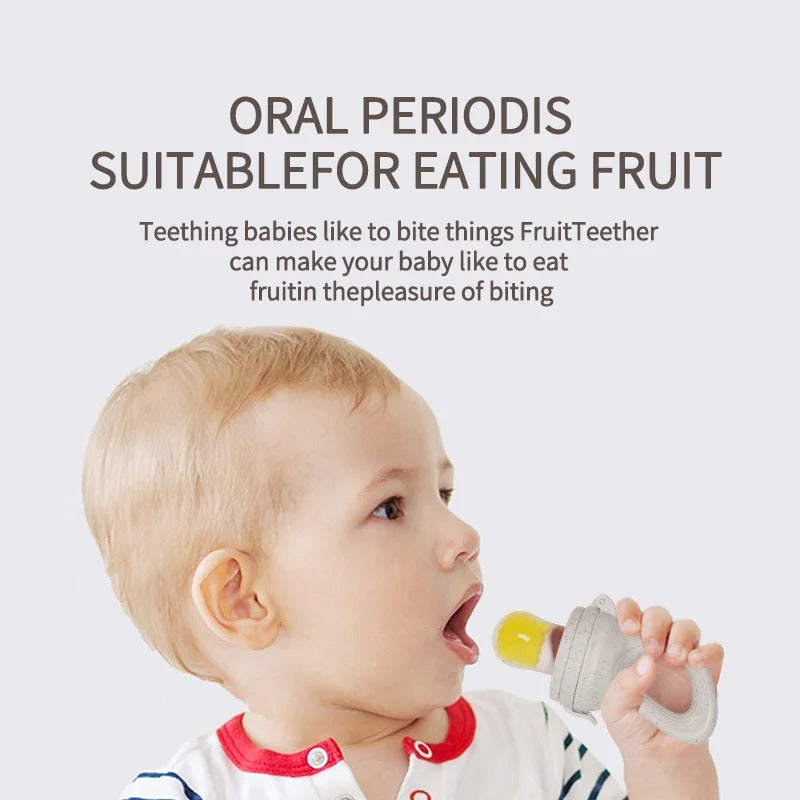 Blissybub™ Baby Fruit Feeder – Safe Teether & Fresh Food Feeder