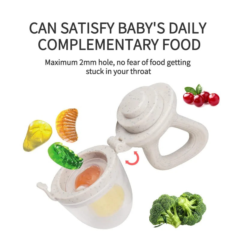 Blissybub™ Baby Fruit Feeder – Safe Teether & Fresh Food Feeder