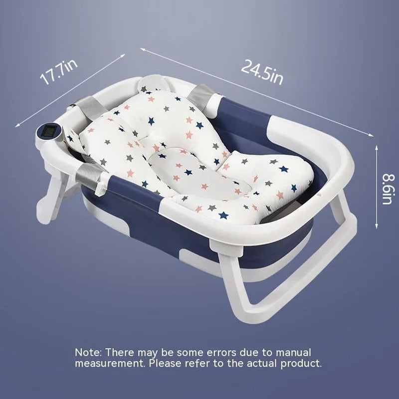 Blissybub™ SmartTemp Silicone Baby Bath Tub