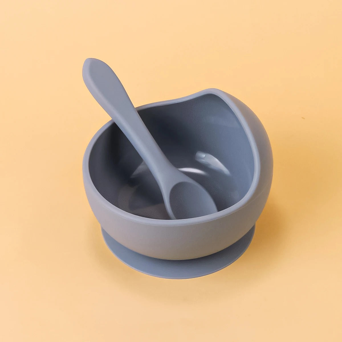 Blissybub™ Silicone Suction Bowl – No-Mess Feeding for Babies & Kids