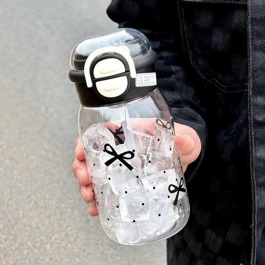 Blissybub™ Baby Water Bottle with Straw – Spill-Proof & Safe
