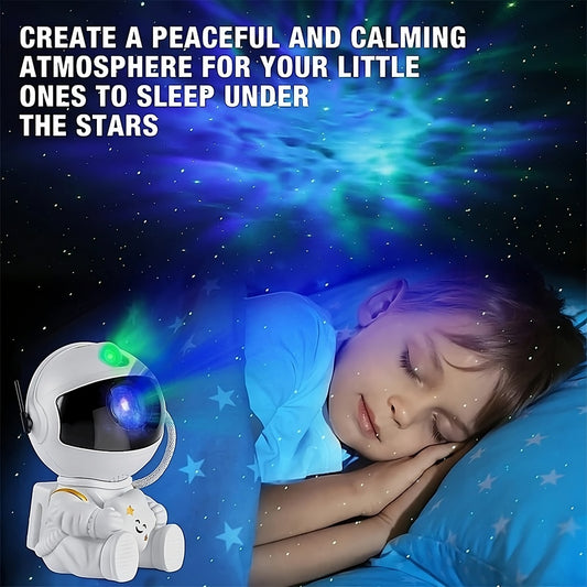 Blissybub™ Astronaut Galaxy Projector – Magical Night Light for Kids & Babies
